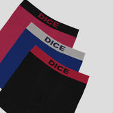 Plain long Boxer With Wide Elastic Pack Of 3